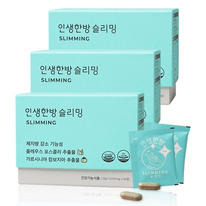 인생한방 슬리밍 체지방 뱃살 다이어트 보조제 리뷰후기