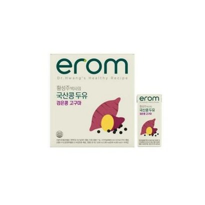 이롬 국산콩 검은콩 고구마 두유 리뷰후기