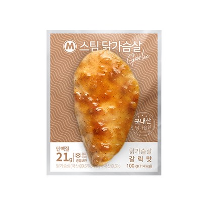 마이닭 스팀 닭가슴살 리얼갈릭 리뷰후기