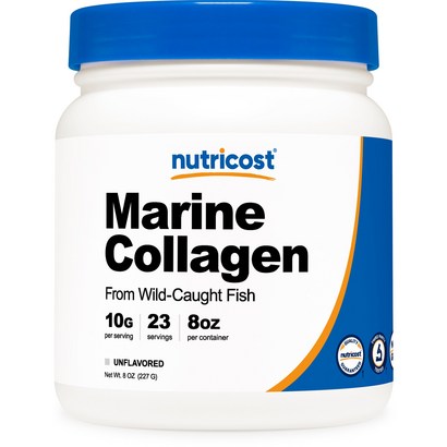뉴트리코스트 마린콜라겐 분말 무맛 8oz 1병 1서빙 23회분 Marine Coaen Powder 리뷰후기