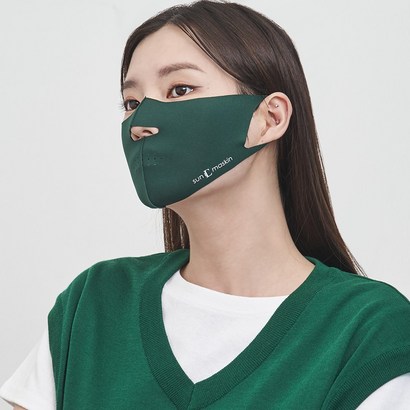 썬마스킨 프리미엄 UV 자외선 차단 스포츠 골프 낚시 등산 자전거 테니스 야외활동 냉감 쿨 기능성 마스크 하프스타일