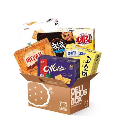 크라운 오리온 해태 과자 6종