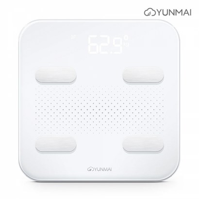 YUNAI 윈마이 S coor2 스마트 인바디 체중계 충전형 1805 화이트