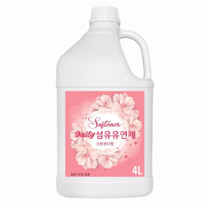 진하고 오래가는 데일리 섬유유연제 코튼캔디향