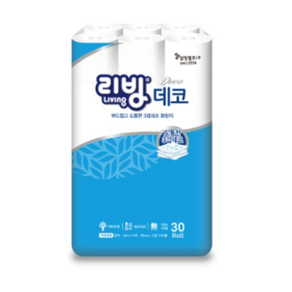 리빙 데코 3겹 엠보싱 화장지 리뷰 후기