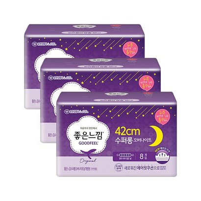 좋은느낌 생리대 슈퍼롱 오버나이트 8매