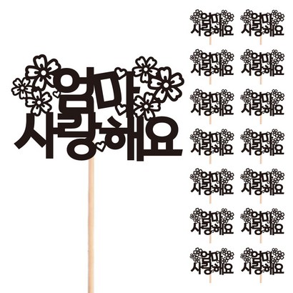 비비드레인 꽃다발 화분 떡 케이크 장식 데코 메세지픽