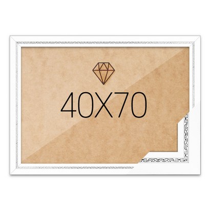 보석십자수액자 40x70 고급형 그레이스 화이트