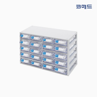 코메드 D-501 멀티박스 20칸 투명서랍장