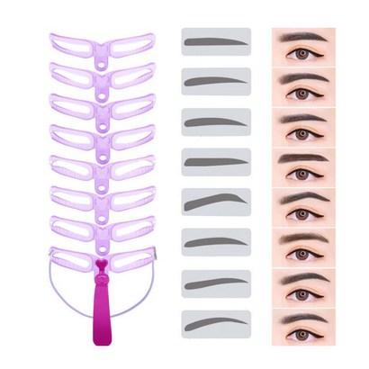 아이디어라떼 간편 눈썹 가이드 8종 아이브로우 소품 리뷰후기
