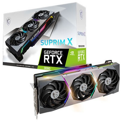 MSI 슈프림 X 지포스 RTX 3080 D6X 10GB 트라이프로져2S 그래픽카드 리뷰 후기