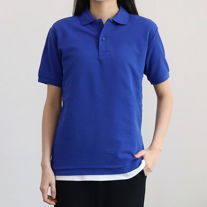 더베이직샵 남녀공용 베이직 프리미엄 K 반팔 카라티