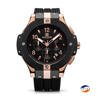 슈럭스 Quartz watch 고급 크로노그래프 남성 우레탄시계 S022WC 선물포장