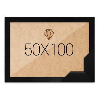 보석십자수액자 50x100 고급형 우드 블랙