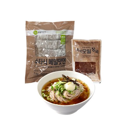 이가자연면 쫄깃한 생메밀면 진한 즉석모밀장국 리뷰후기