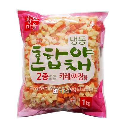 황보마을 냉동혼합야채2종 카레짜장용