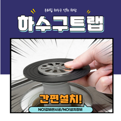 행궁 욕실 악취제거 하수구트랩