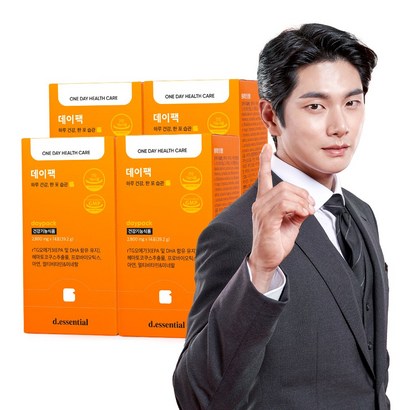 디에센셜 데이 - 14중 복합기능성 멀티 한 종합비타민 유산균 rT오메가3