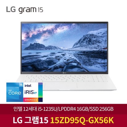 그램 15ZD95Q-X56K 12세대i5/램B/SSDB 휴대용 사무용 남녀노소 노트북 리뷰 후기