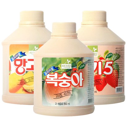 차그림 과일 주스 원액 과일 농축액 리뷰후기