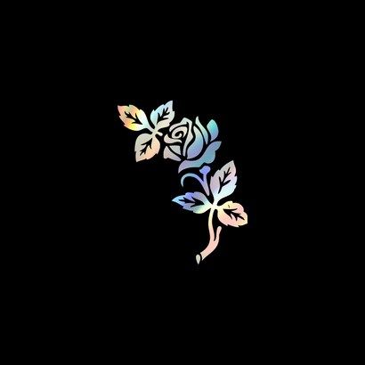 자동차포인트 00891 예쁜 장미 튜닝스티커