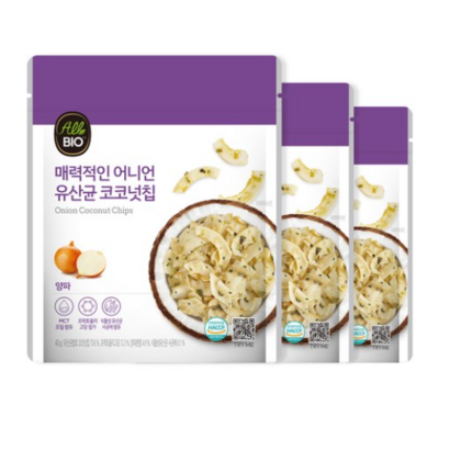 올바이오 매력적인 양파 유산균 코코넛칩
