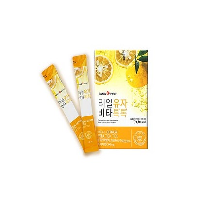 유자농축액 유자차 상아제약 비타톡톡 * 30포 유자착즙액 감기예방 숙취해소 음료