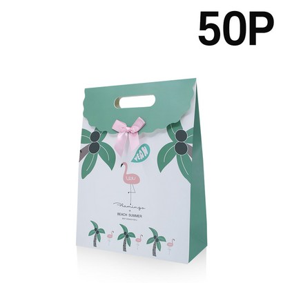 리드홈 튼튼한 코팅 쇼핑백 야자수 50P 리뷰후기