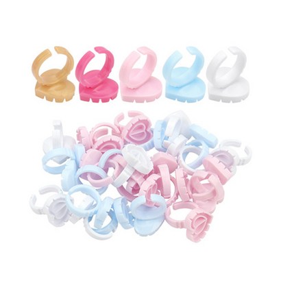 COSETIC 하트 더블 색소컵반지 100개입