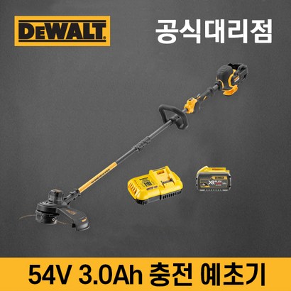 디월트 54V 30Ah 충전 예초기 베어툴 배터리 1개 D5713 이도날 장착 무선예초기 벌초