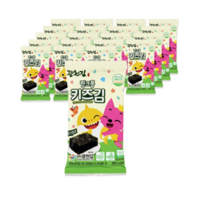 광천김 핑크퐁 유기원초 키즈 조미김