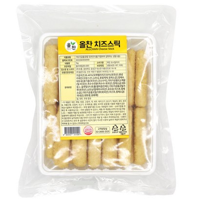 올찬 치즈스틱 모짜렐라 치즈스틱 리뷰후기