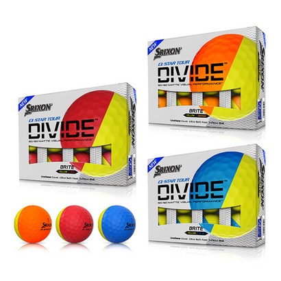스릭슨 큐 스타 디바이드 반반 골프공 SRIXON Q STAR Divide 1더즌 리뷰 후기