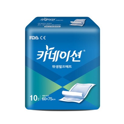 카네이션 성인용기저귀 위생깔개매트 10매X 80매