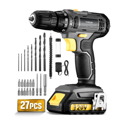 중TOPELEK 토펠레크 20V MAX 충전식 전기드릴 무선 해머드릴 cs 풀세트 리뷰후기