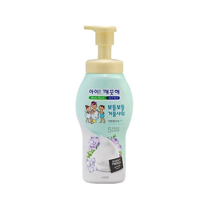 아이깨끗해 보들보들 거품샤워 카밍릴리프 바디워시 꽃향