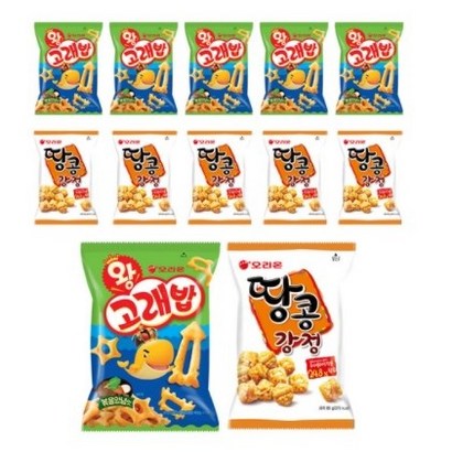 오리온 땅콩강정 왕고래밥 볶음양념맛 스낵