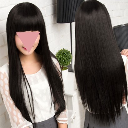 VoJ 생머리통가발 롱가발 긴가발 생머리 긴생머리가발 생머리가발 긴머리가발 긴머리통가발 여자긴머리가발