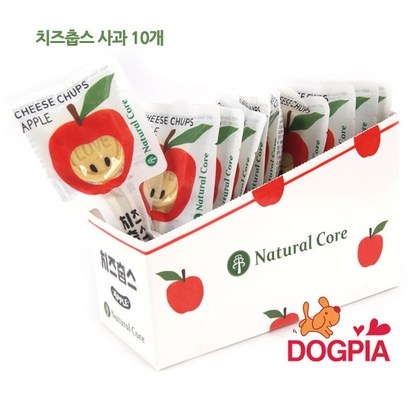 네츄럴코어 치즈춥스 2종 강아지간식 껌