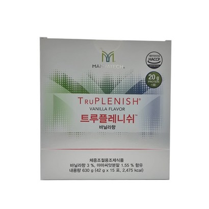 매나테크 트루플레니쉬 바닐라향 체중조절조제식품