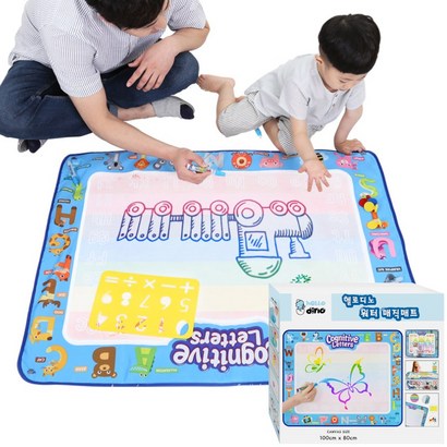 헬로디노 워터매직매트 색칠공부 엄마표 오감 미술놀이 매트 리뷰후기