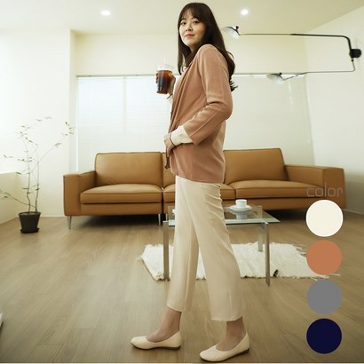 VAZO 여성니트 루즈핏 집업가디건 ancy