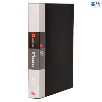 프로비즈 3공 O링 클리어 바인더 A4 60매