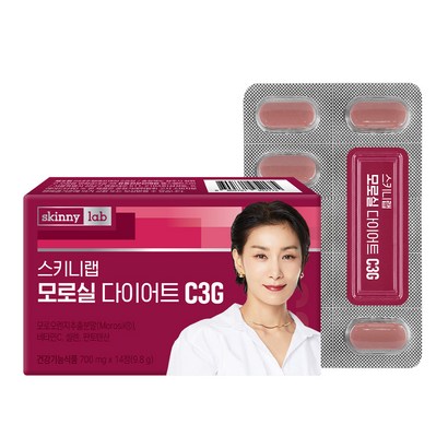 스키니랩 모로실 다이어트 C 모로오렌지추출분말 건강기능식품 항산화 내장지방감소