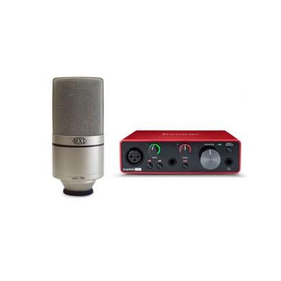 Focusrite Scarett Soo 3rd en 콘덴서마이크