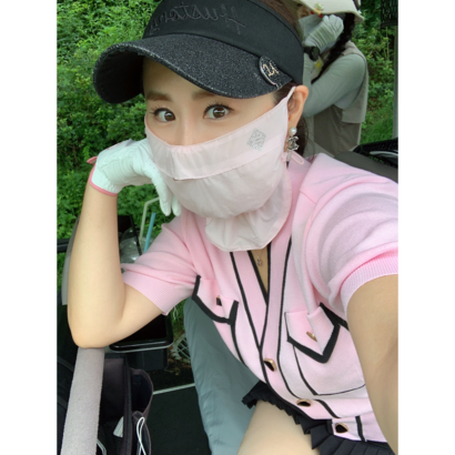 H2 H6 아이스쿨링 여성골프마스크UV
