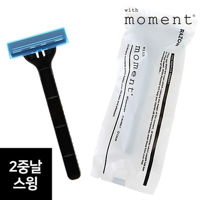 위드모먼트 일회용 2날 스윙 면도기 - 50개 리뷰후기