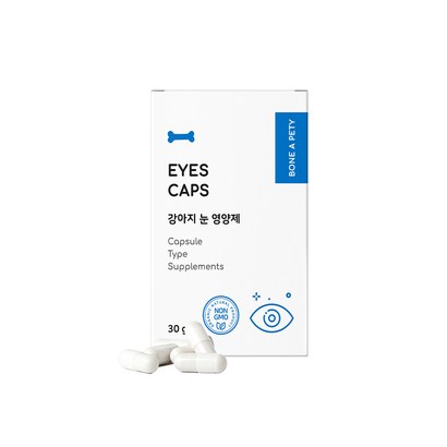 본아페티 아이즈캡스 강아지 눈 영양제 60정 리뷰후기