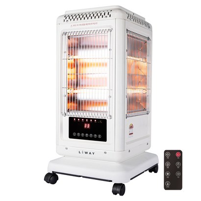 리웨이 WH-R550U 오방난로 전기히터 리모컨 타이머