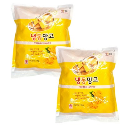 손씨푸드 냉동망고 x2 고당도 망고 리뷰후기